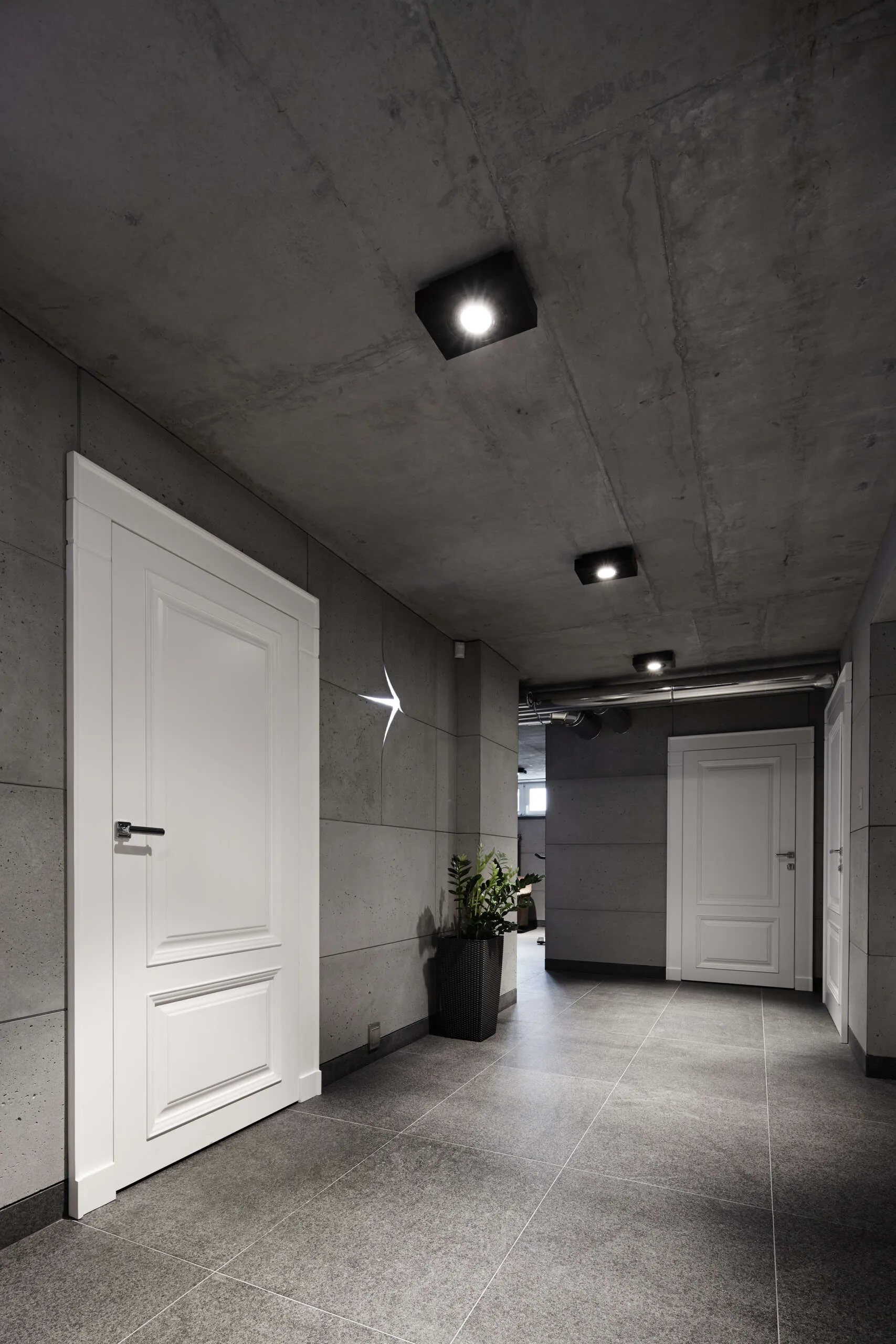 Płyty betonowe concreAte common — elewacja Warszawa