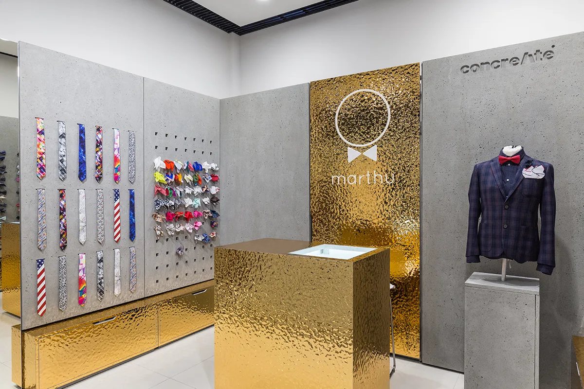 Płyty betonowe concreAte common — przestrzenie komercyjne Warszawa