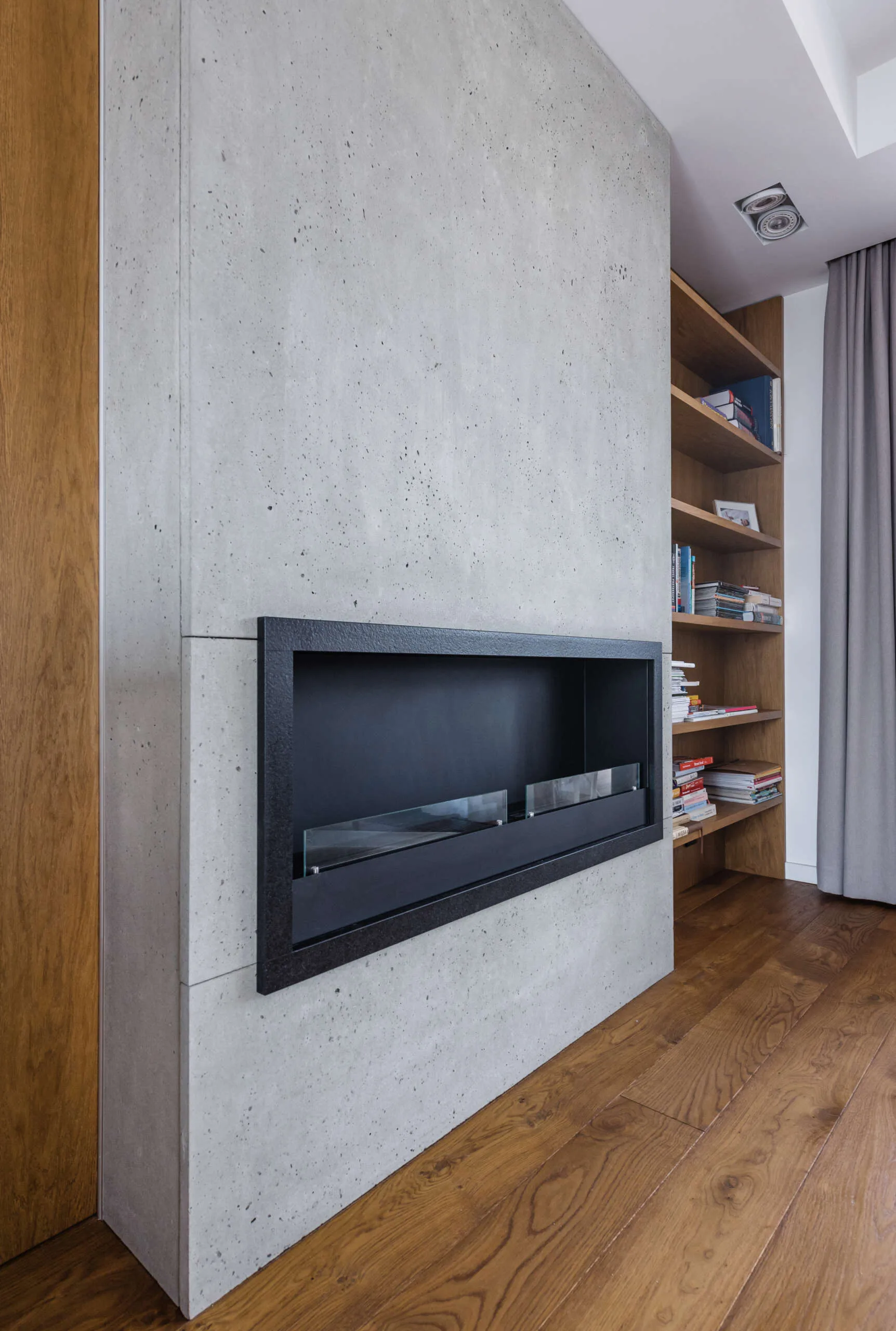 Beton architektoniczny — przestrzeń Mieszkanie prywatne / Kraków