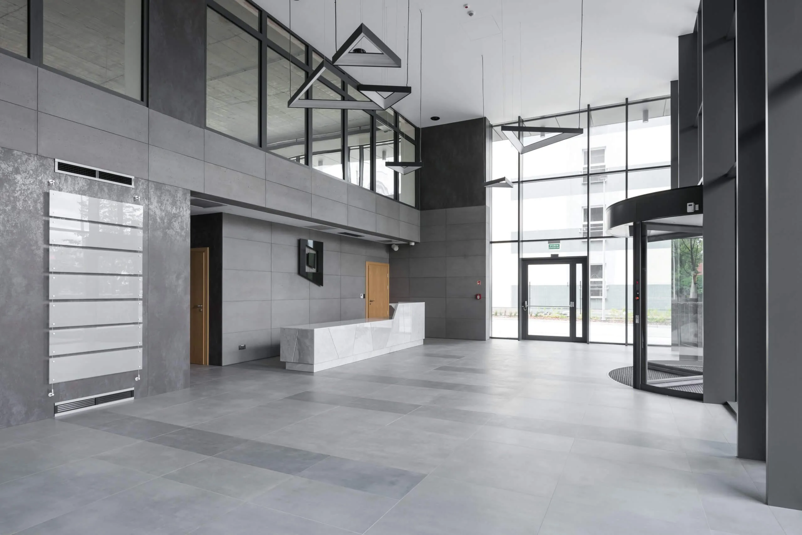 Beton architektoniczny — biuro Zabłocie Business Park