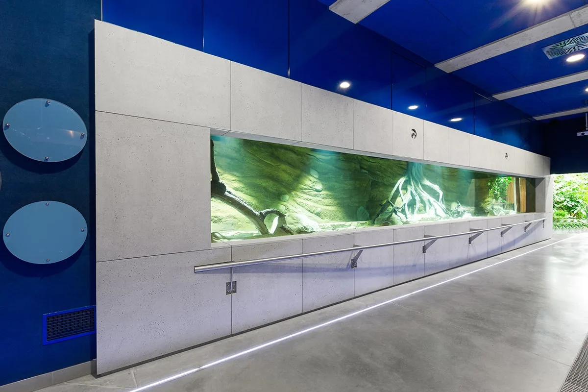 Beton dekoracyjny ConcreAte — realizacja ZOO / Warszawa